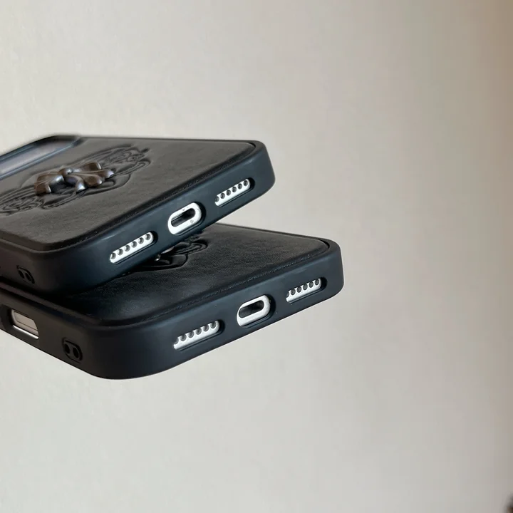 chrome hearts iphone17 proケース 花柄 可愛い