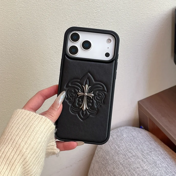 クロームハーツ 十字架 iphone17ケース