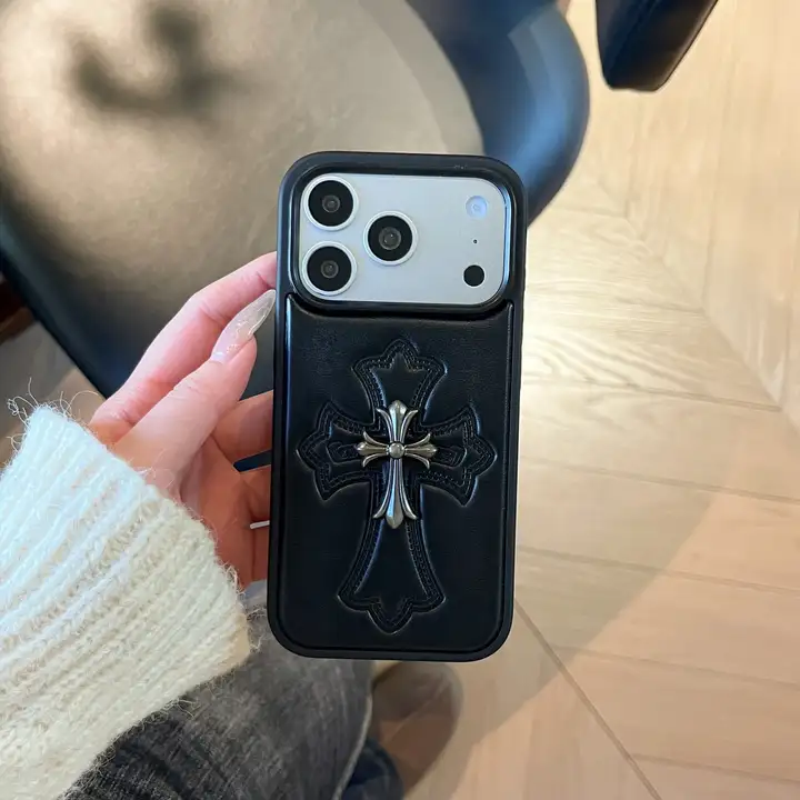 chrome hearts iphone17 proケース ブラック 人気