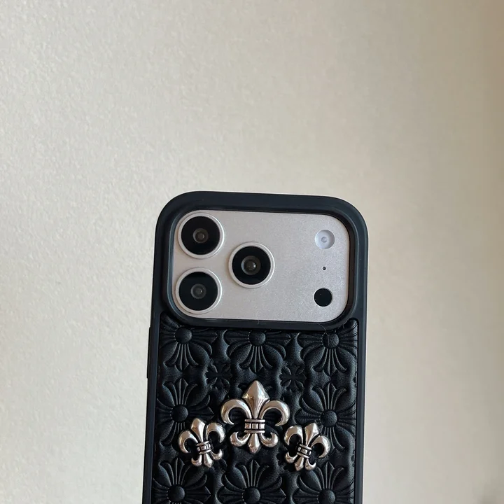 chrome hearts iphone17 proケース レザー