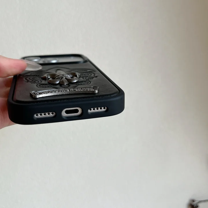 クロームハーツ iphone17 proケース ストリート かわいい