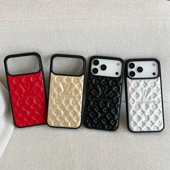 ルイヴィトン iPhone17ケース エンボスレザー