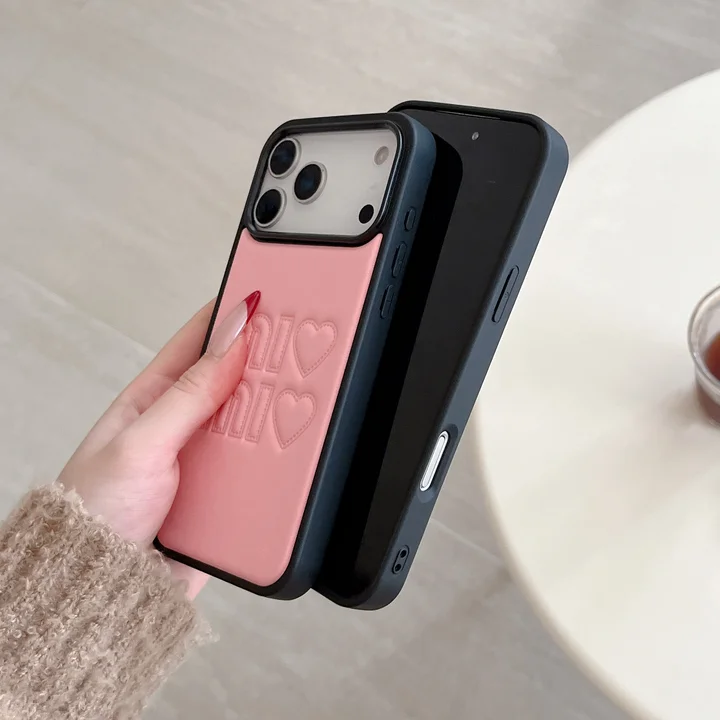 ミュウミュウ iphone17 ケース ピンク