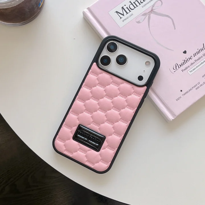 MiuMiu iphone17 proケース ピンク