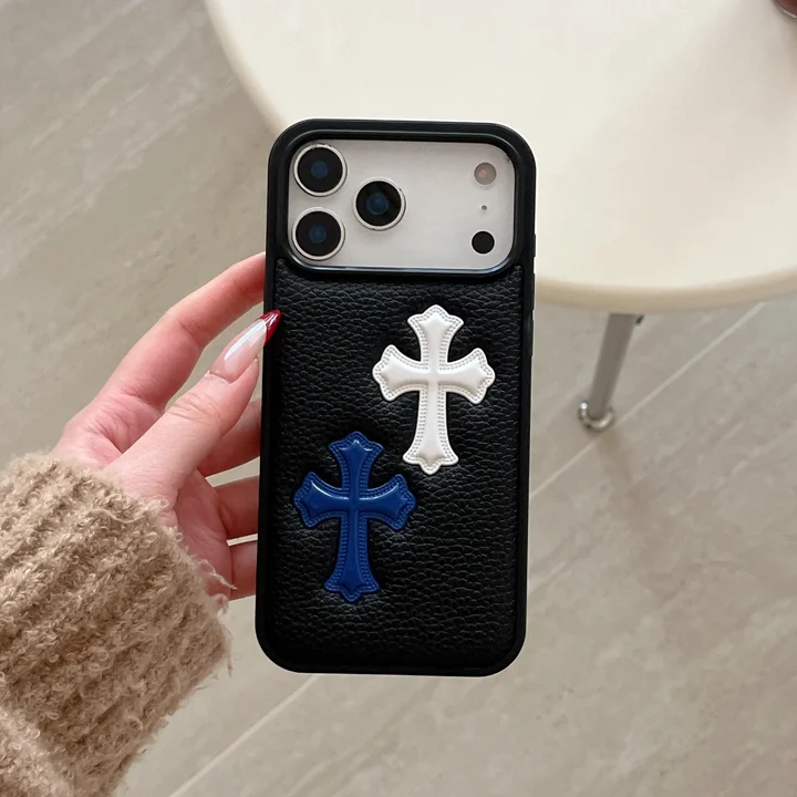 chrome hearts風 iphone17 pro携帯ケース 男女兼用