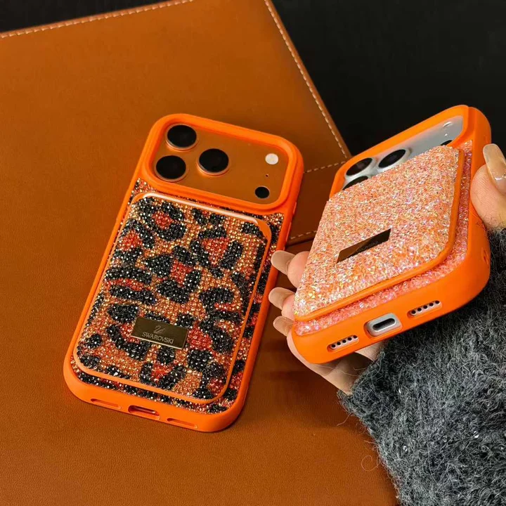 スワロフスキーiphone17promax magsafe対応ケース