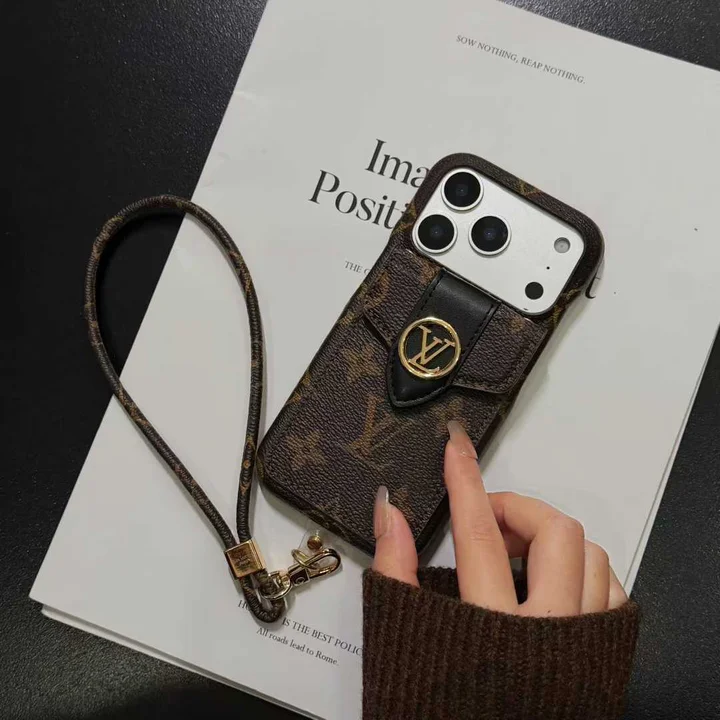 ルイヴィトン iphone17 17promax 携帯ケース ダフニ モノグラム ストラップ付き 手提げ 落下防止 カード収納 レデイース 可愛い