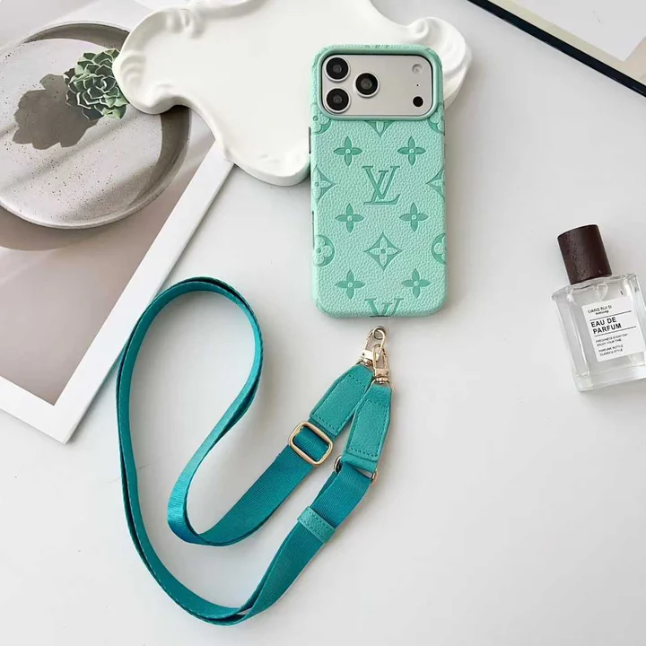 ルイヴィトン iphone17 pro maxケース 幅広 太め ストラップ付き