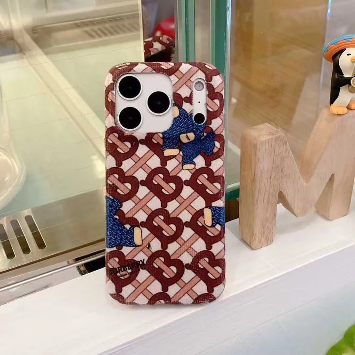 burberry iphone17 proケース 熊柄 かわいい