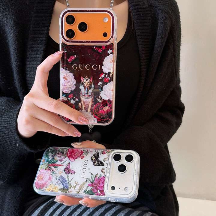 グッチ アイフォン 17プロケース 花柄