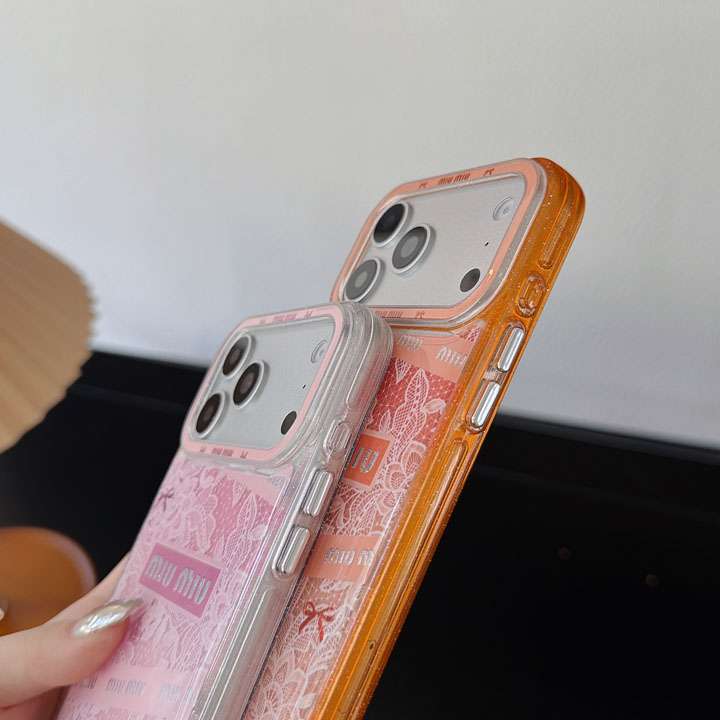 miumiu iphone17 proケース 綺麗 傷防止