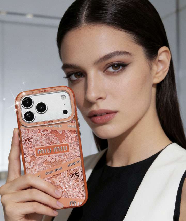 ミュウミュウiphone17ケース 女子 可愛い