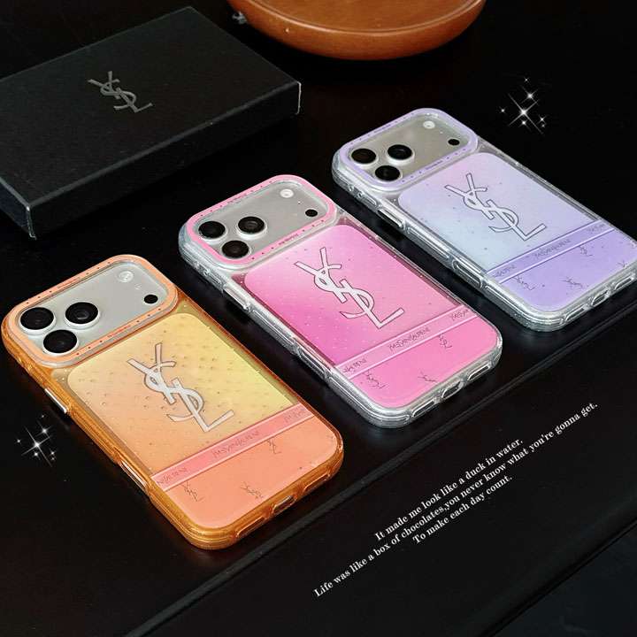 YSL iphone17 pro maxケース 透明 クリア