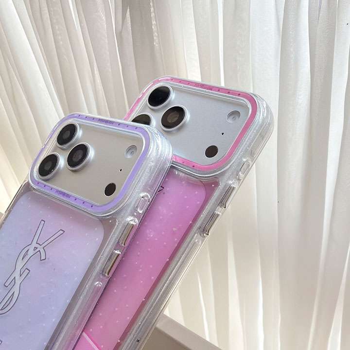 イヴサンローラン iphone17 proグリッターケース