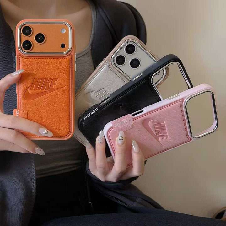 ナイキiphone17スマホケース PUレザー