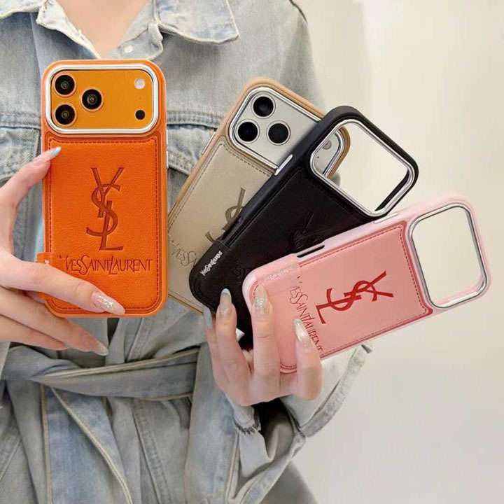 イヴサンローランiphone17 pro maxケースレザー調