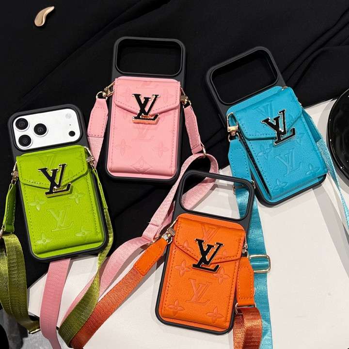 ルイヴィトン iphone17 proスマホケース ストラップ付き