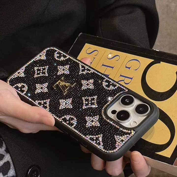 ルイヴィトン iphone17 pro ケース ラインストーン付き