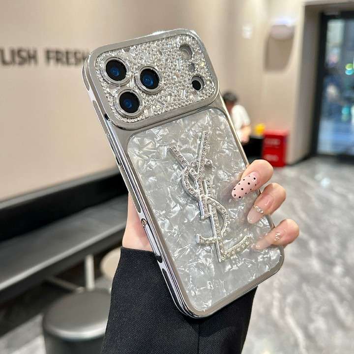 ysl iphone17ケース ラインストーン付き