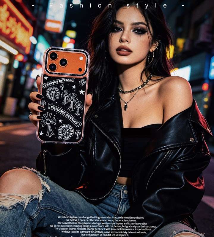 クロームハーツ iphone17 pro携帯ケース クリア 透明