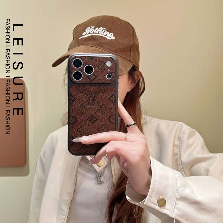 ルイヴィトンiPhone17スマホケース ロゴ型押し
