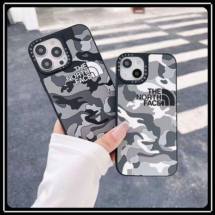 the north face風 iphone17ケース 丈夫 耐衝撃