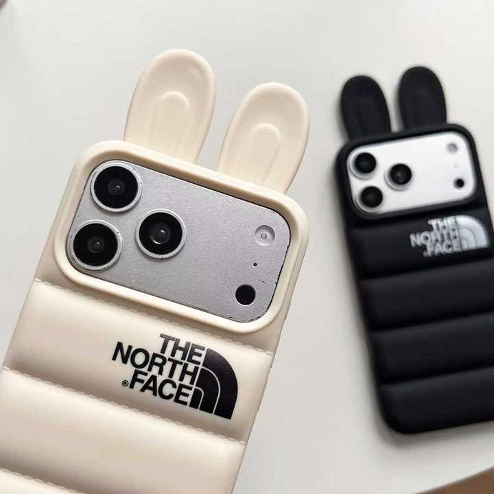 ノースフェイスiphone17携帯ケース キツネ耳