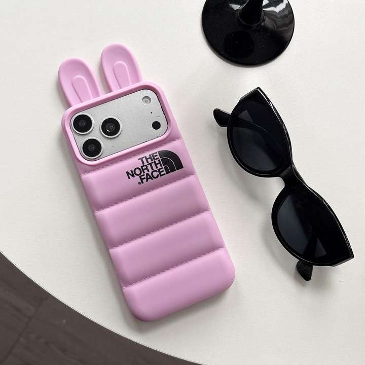 ノースフェイスiphone17携帯ケース キツネ耳