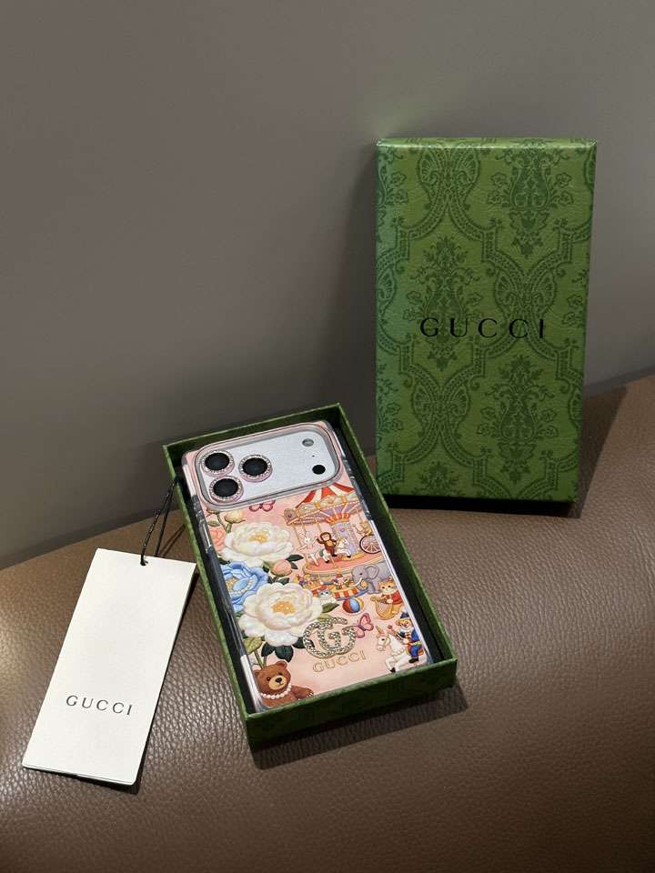 Gucci iphone17ケース 花柄 動物柄
