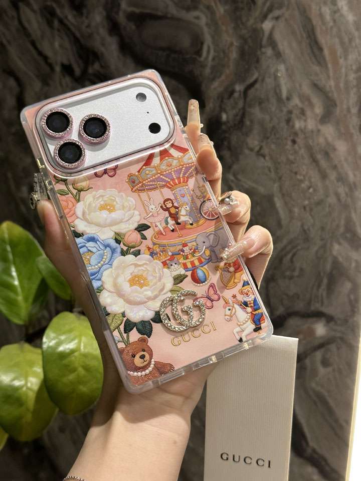 Gucci iphone17 pro maxケース 四角保護