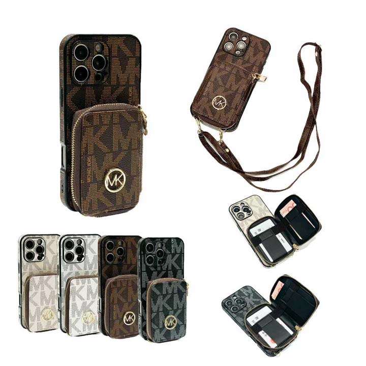 多機能 iphone17proケース MICHAEL KORS