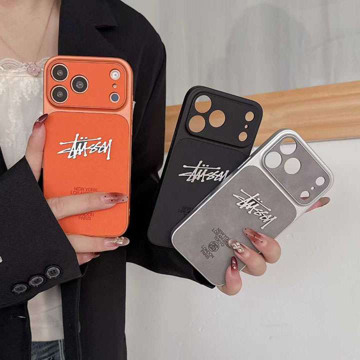ステューシー iphone17proケース 個性 シグネチャー