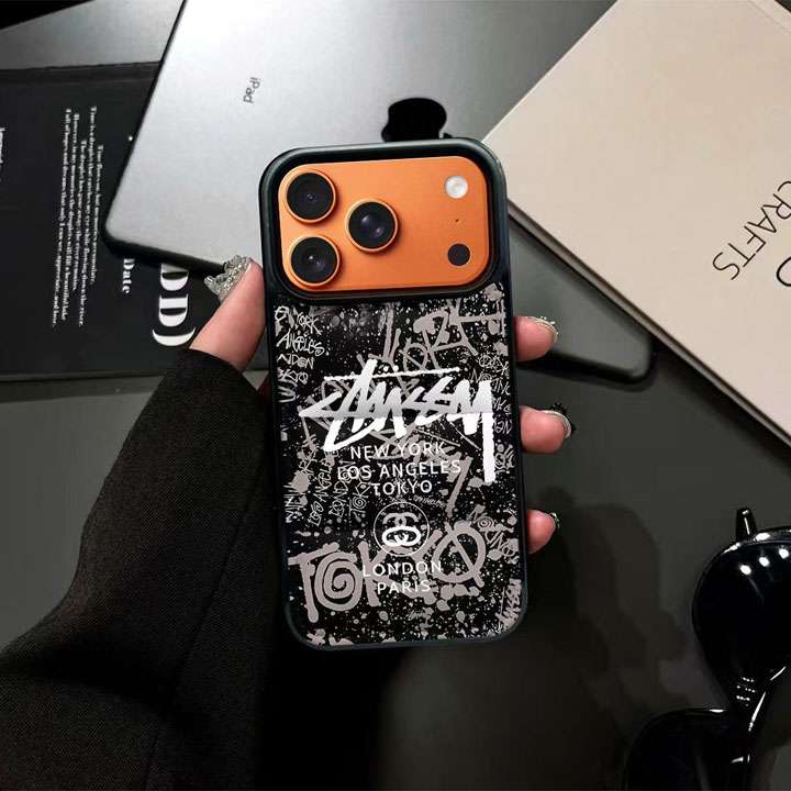 ステューシー iphone17promaxケース ダウンジャケット風
