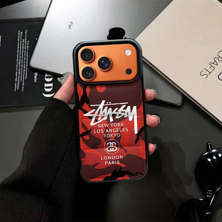 ステューシー iphone17promax携帯ケース ダウン