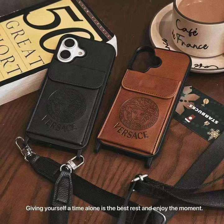 versace iphone17ケース 2穴付き