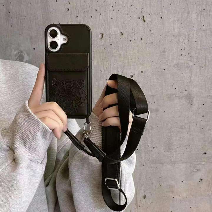 ケンゾー iphone17ケース ストラップ付き
