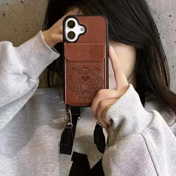 ケンゾーiphone17ケース 2穴付き