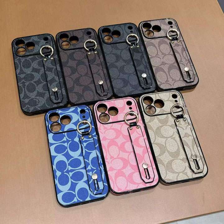 コーチiphone17携帯ケース 落下防止 ベルト付き