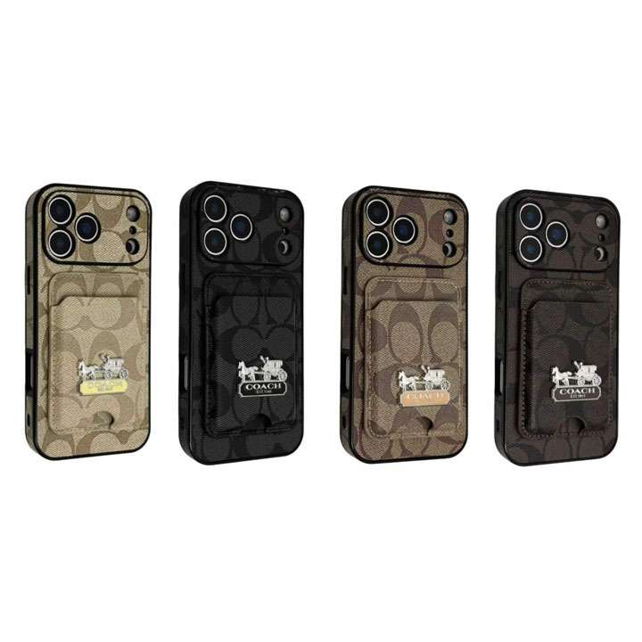 コーチiphone17携帯ケース MagSafe対応 カードケース