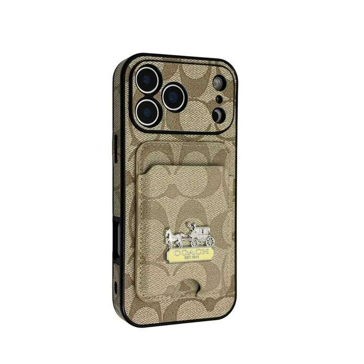 コーチiphone17promaxケース カード収納 分離式