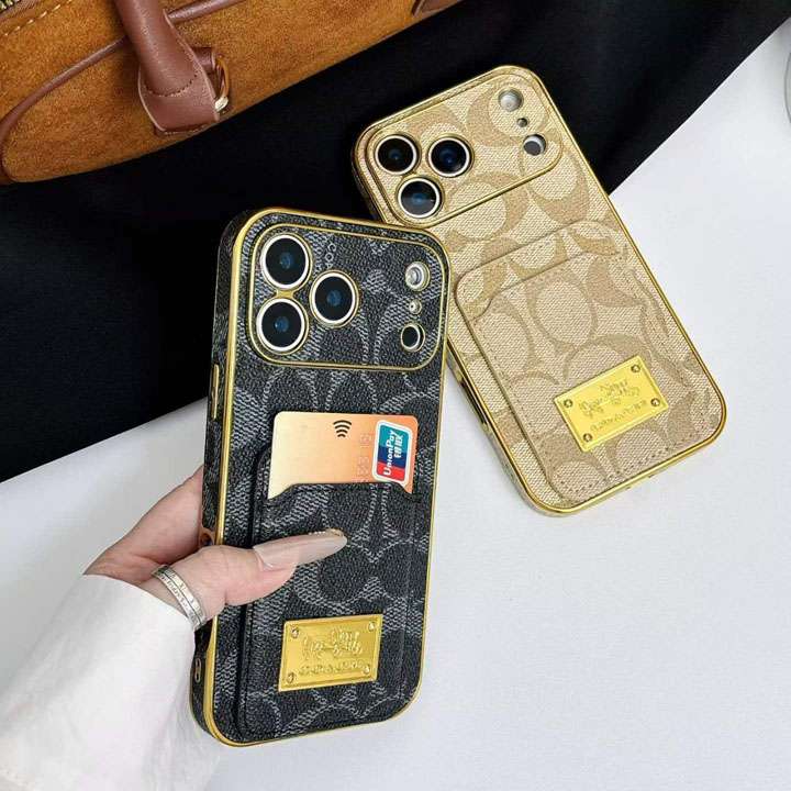 COACH iphone17 proケース 電気メッキ