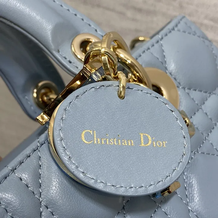 DIOR ハンドバッグ 水色