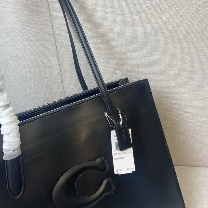 COACH トートバッグ 黒 レザー