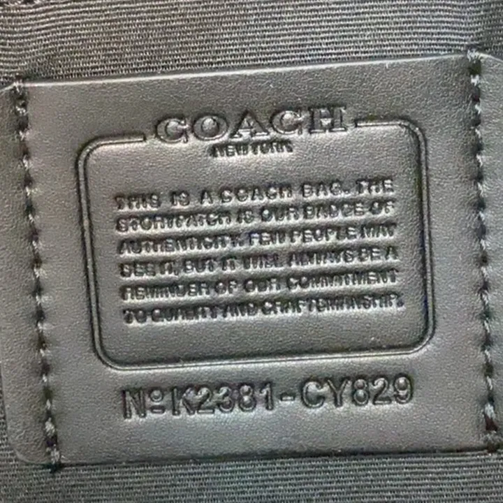 COACH ベンチュラー ショルダー付き
