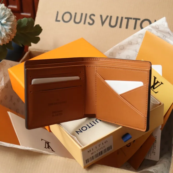 ルイヴィトン 二つ折り財布 ブラウン