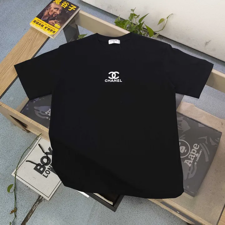シャネル 半袖 Tシャツ 丸襟