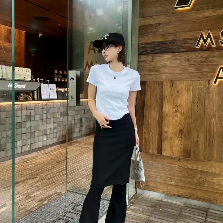 シャネル クルー ネック Tシャツ