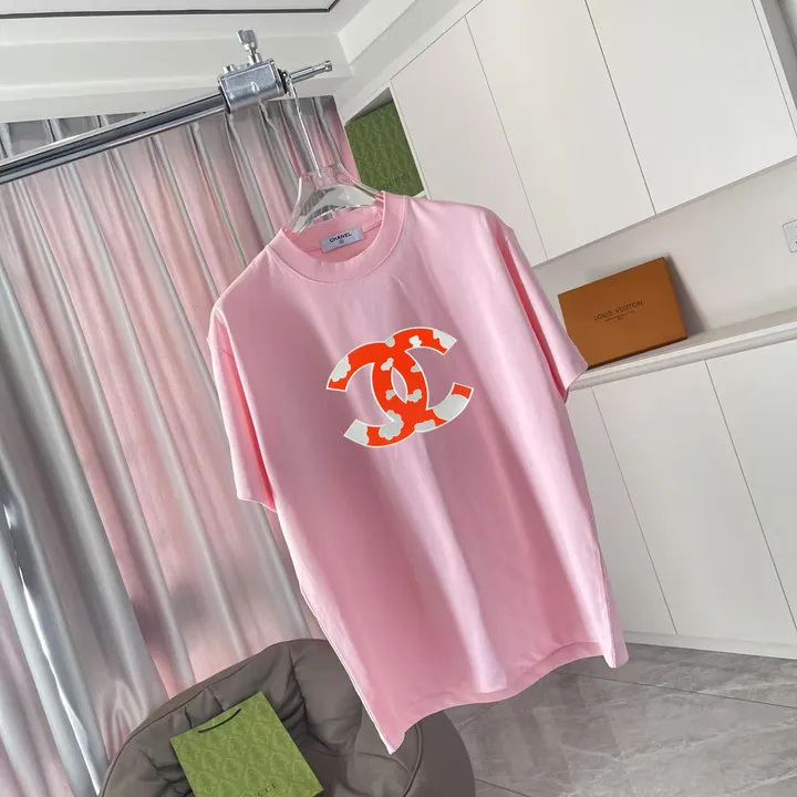シャネル 半袖Tシャツ ピンク