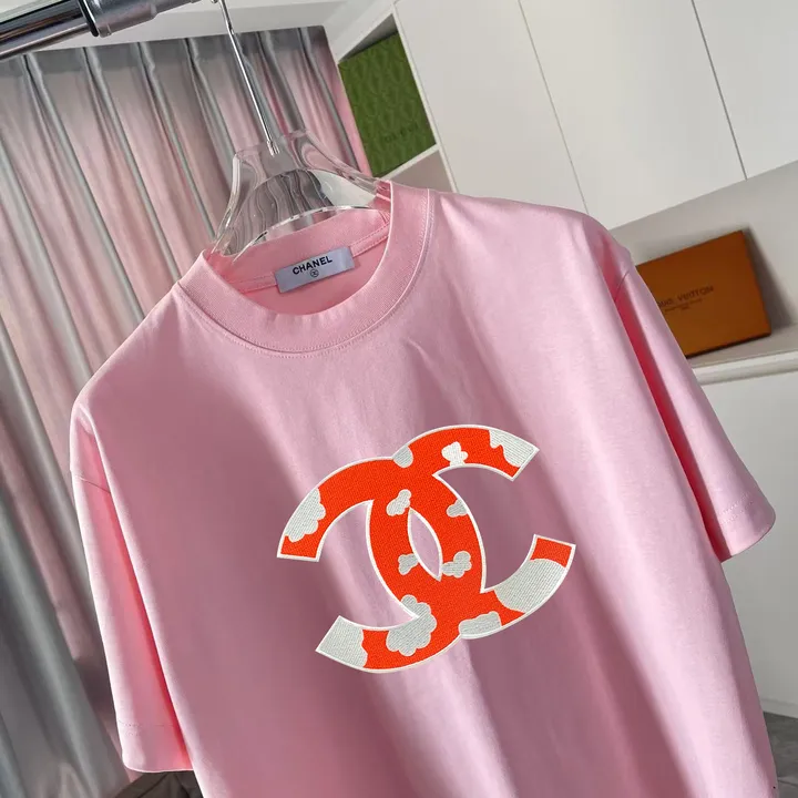シャネル ココマーク プリント t シャツ