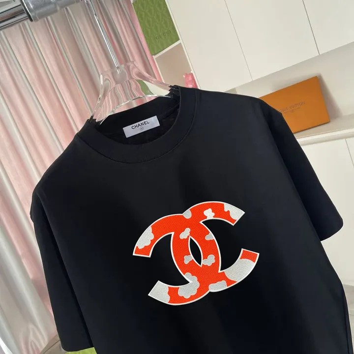 シャネル t シャツ ブラック